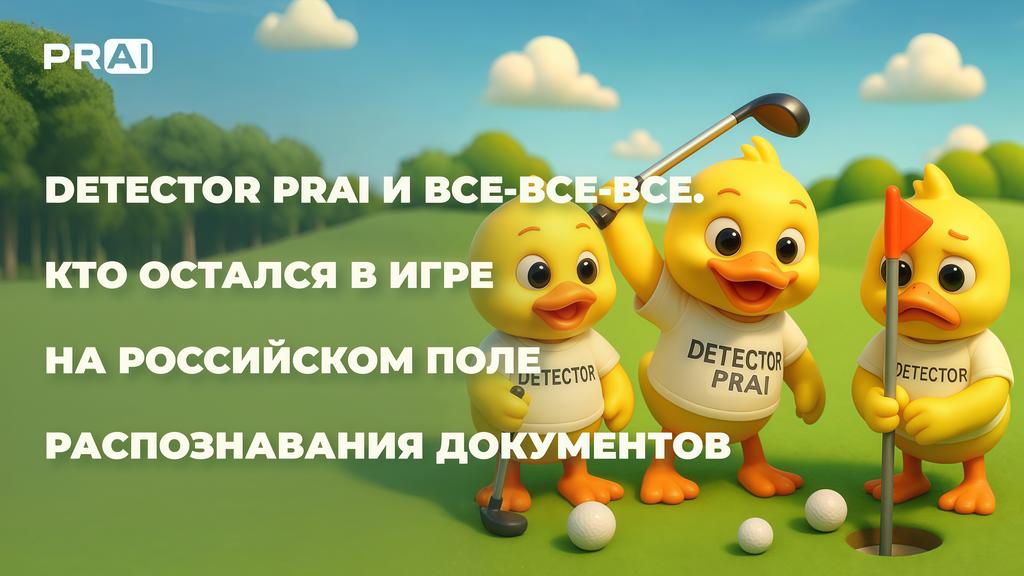 Detector PRAI и все-все-все. Кто остался в игре на российском поле распознавания документов