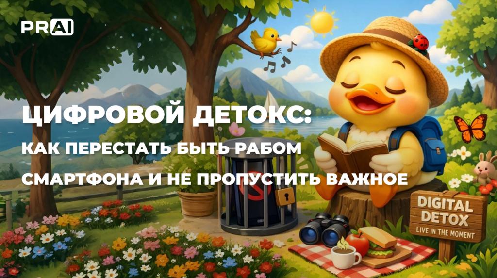 Смартфон на паузу: как устроить цифровой детокс и не пропустить важное